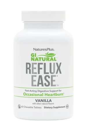 Buy Direct Gi natural reflux ease digestive 60 chewable tablets Natures Plus