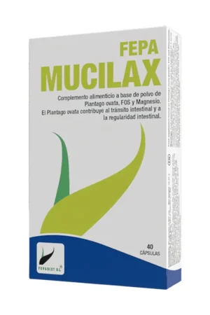 Brand New Mucilax intestinal regularity 40 capsules of 983mg Fepa