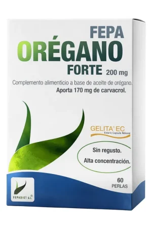 Strong oregano 200 mg with carvacrol 60 softgels of 666mg Fepa Buy Direct