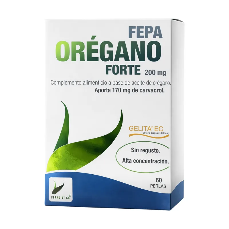 Strong oregano 200 mg with carvacrol 60 softgels of 666mg Fepa Buy Direct