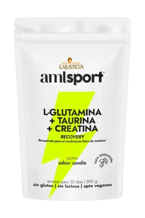 Amlsport® l-glutamine + taurine + creatine 590 g Ana Maria Lajusticia® Express Delivery
