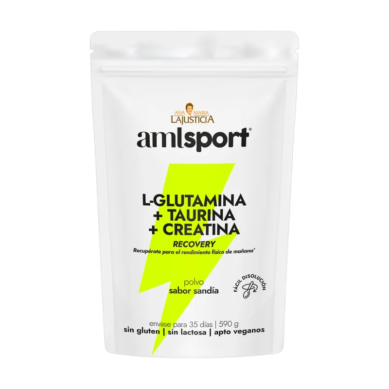 Amlsport® l-glutamine + taurine + creatine 590 g Ana Maria Lajusticia® Express Delivery