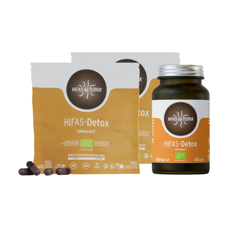 Reduced Price Hifas detox pack 180 capsules of 600mg Hifas da Terra