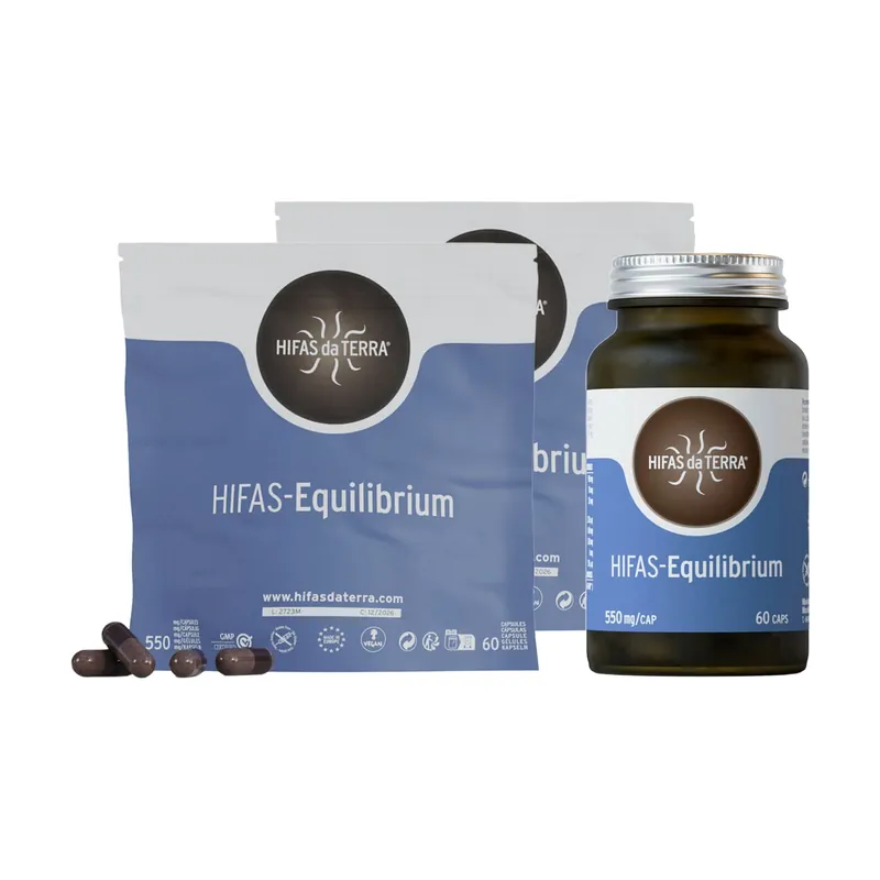 Hifas equilibrium pack 180 capsules of 550mg Hifas da Terra Limited Time
