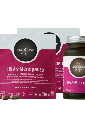 Hifas-menopause pack menopause and perimenopause 180 capsules of 550mg Hifas da Terra Mega Sale