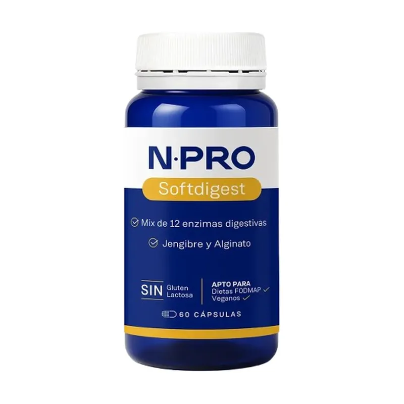 Softdigest (digestive enzymes) 60 capsules NPro Certified
