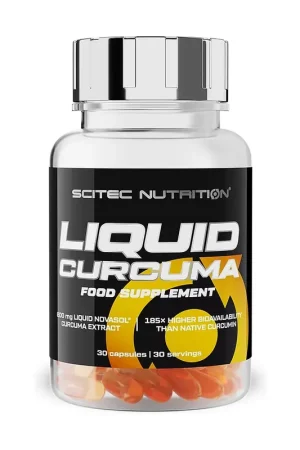 Best Seller Liquid turmeric 30 capsules Scitecâ Nutrition