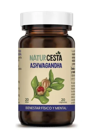 Time-Limited Ashwagandha physical and mental well-being 20 capsules Naturcesta