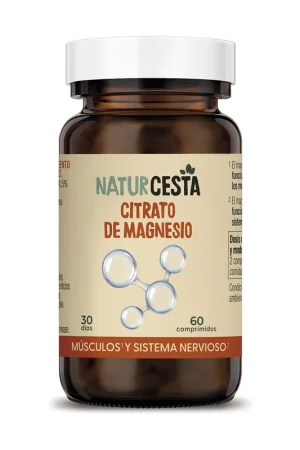 Special Discount Magnesium citrate muscles and nervous system 60 tablets Naturcesta