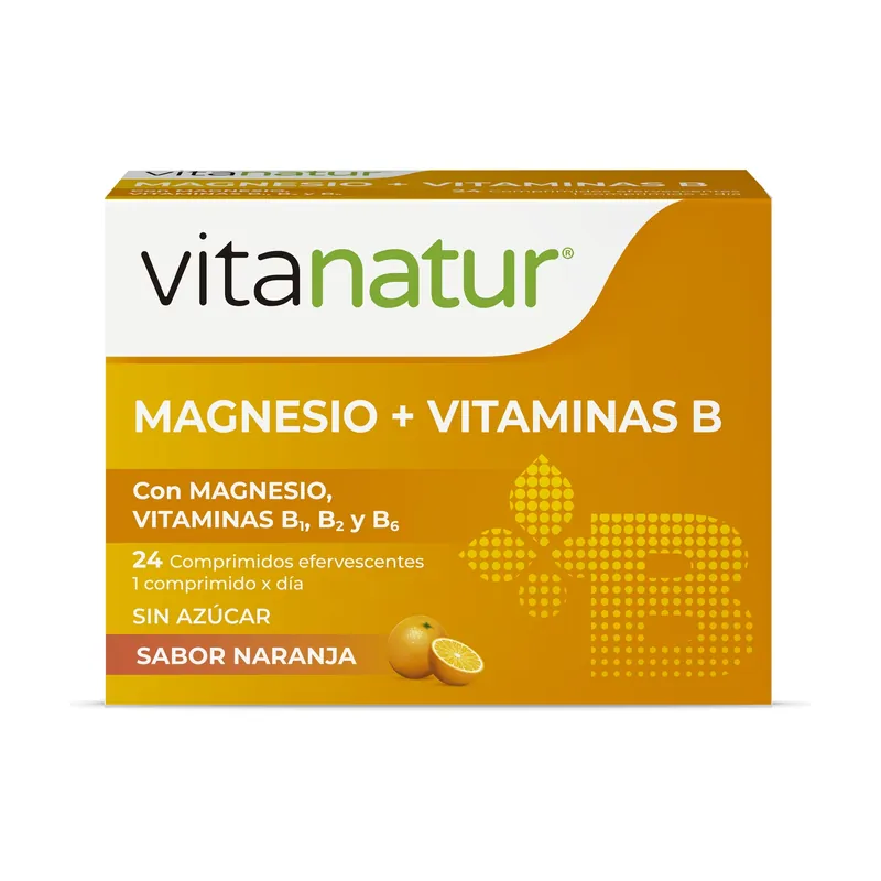 Vitanatur magnesium + b vitamins 24 effervescent tablets Vitanatur Low Price