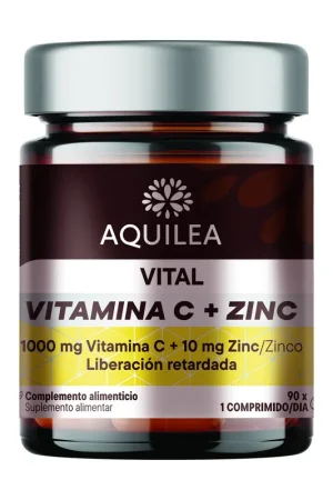 Aquilea Vital Vitamin C+Zinc 90 capsules Aquilea Shop Now