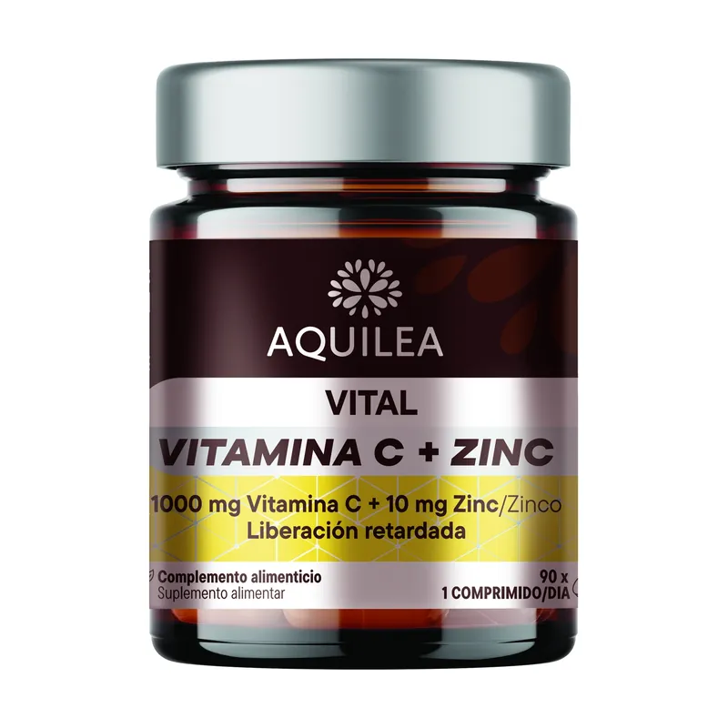 Aquilea Vital Vitamin C+Zinc 90 capsules Aquilea Shop Now