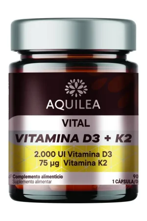 Aquilea Vital Vitamin D3 + K2 90 softgels Aquilea One Day Deal