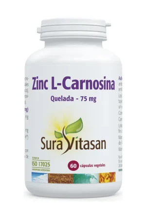 Zinc L-carnosine (gastric protector) 60 vegetable capsules Sura Vitasan Special Discount