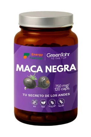 Budget Black maca Eco 120 capsules of 750mg Energy Feelings